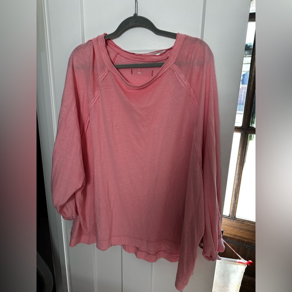 Free People Movement Pink Top